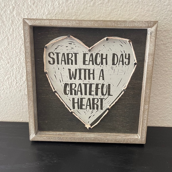 Other - Wall Decor Wooden Picture Framed Heart